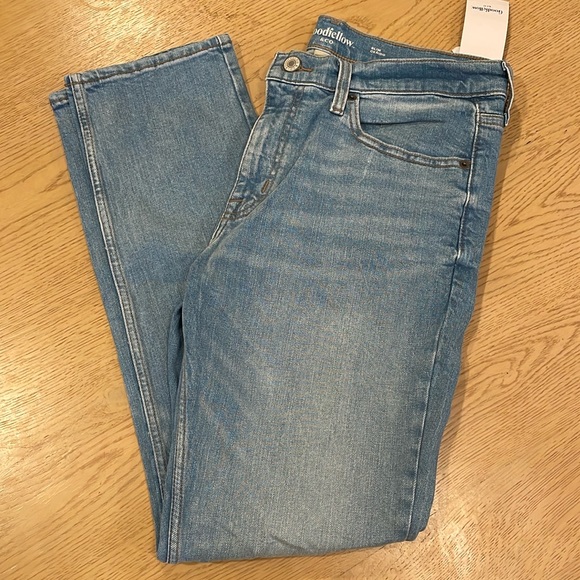 Goodfellow men's slim fit jeans light blue denim 32x30 NWT - Picture 3 of 4